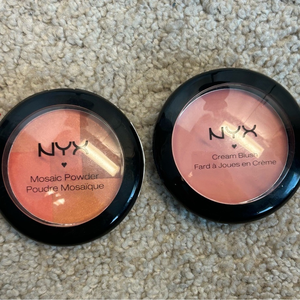 NYX mosaic/cream blush duo natural CB02 Love MPB10 brand new never used